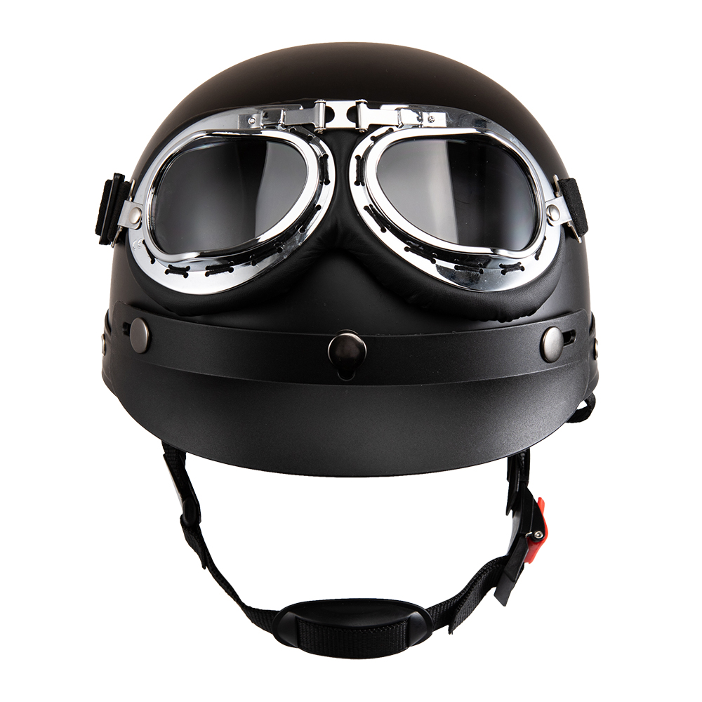 Capacete de motocicleta rosto  - Open Face Helmet Retro Vintage avaliação e preço