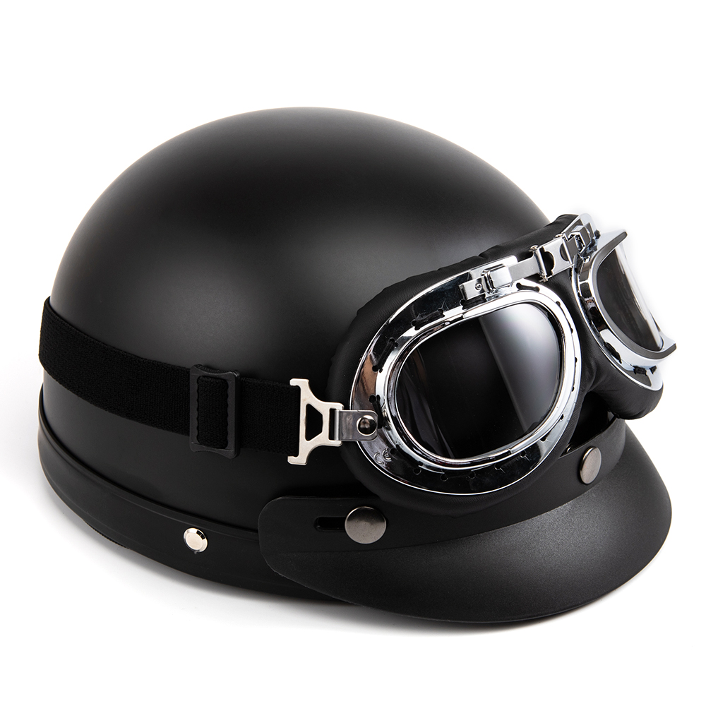 Capacete de motocicleta rosto  - Open Face Helmet Retro Vintage avaliação e preço