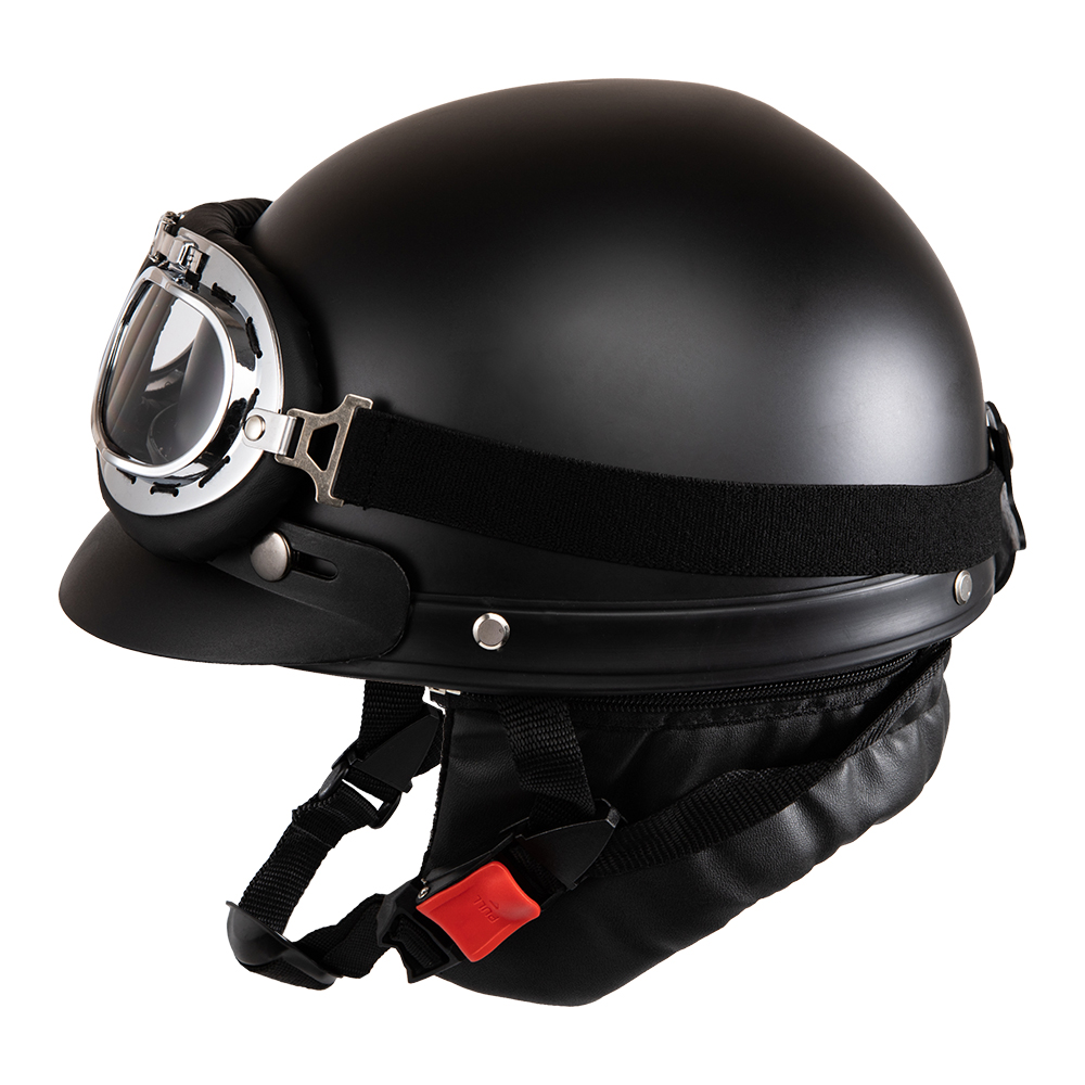 Capacete de motocicleta rosto  - Open Face Helmet Retro Vintage avaliação e preço
