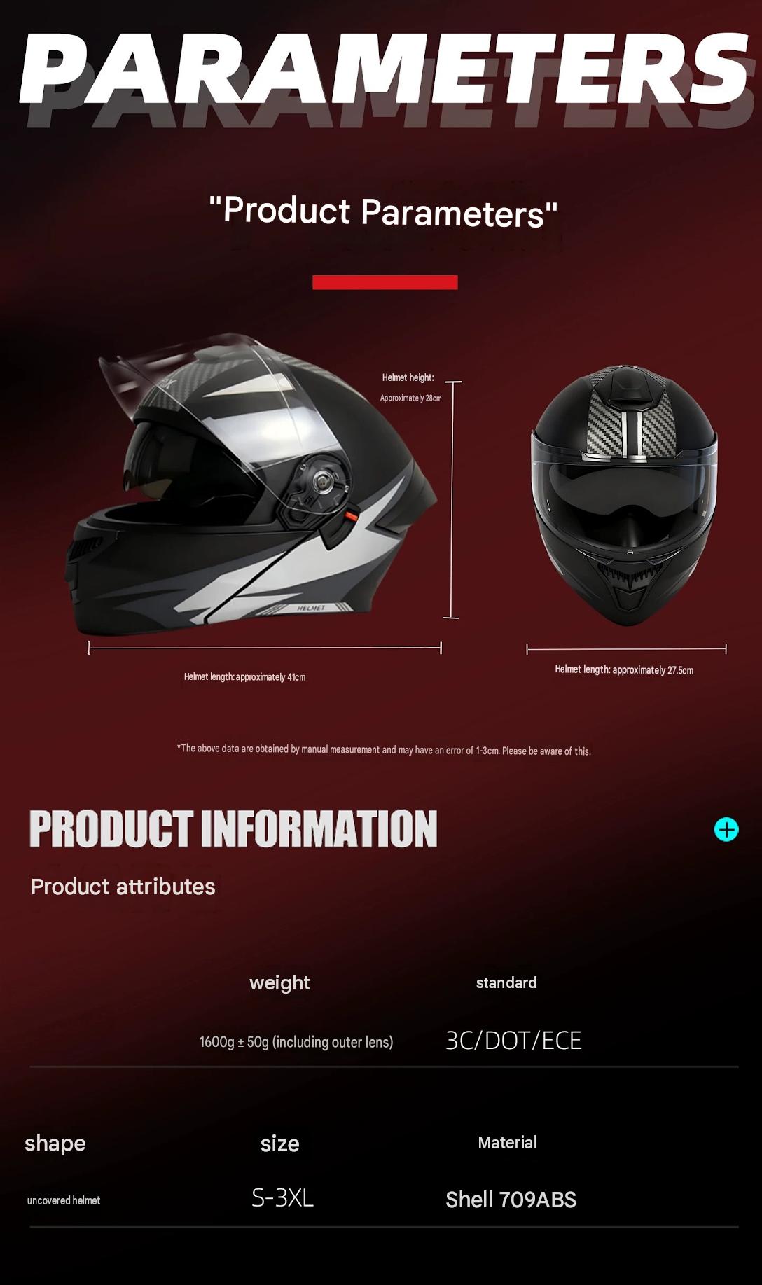 Capacete Modular Reversível pa - Motorcycle Helmet Sun Visor Inner avaliação e preço