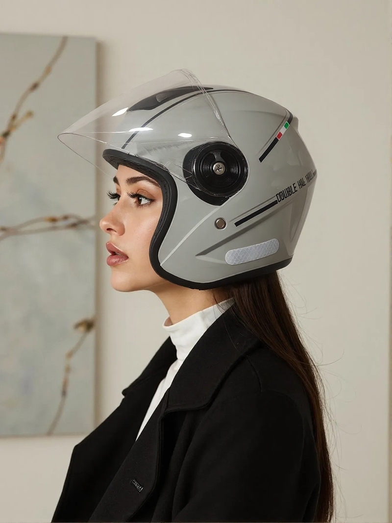 2025 motocicleta dupla viseira - Flip Up Helmet Dual Visor avaliação e preço