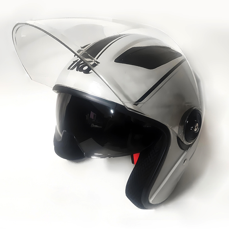 2025 motocicleta dupla viseira - Flip Up Helmet Dual Visor avaliação e preço