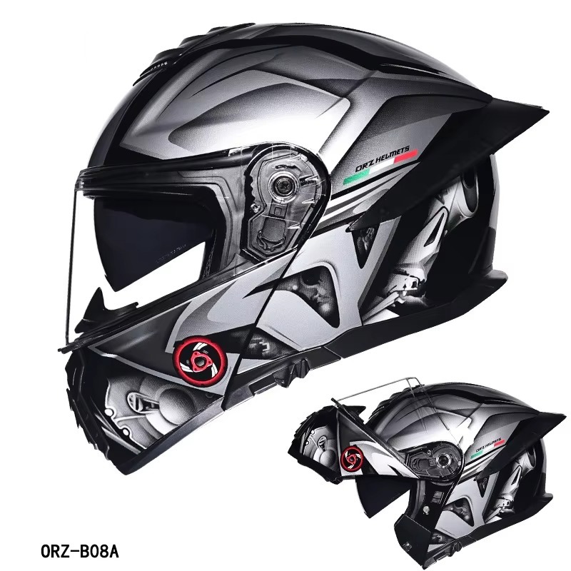 Capacete de Motocicleta Certif - Modular Motorcycle Helmet Dot Approved avaliação e preço