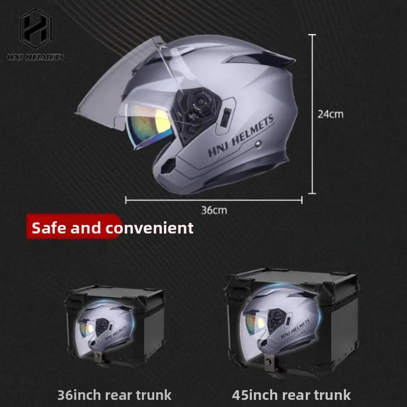 Capacete Aberto para Motocicle - Motorcycle Helmet Bluetooth Built In avaliação e preço