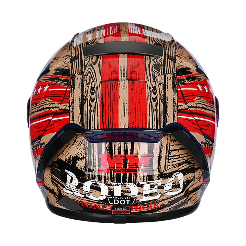 Novo Modelo de Capacete Off-ro - Modular Motorcycle Helmet Dot Approved avaliação e preço