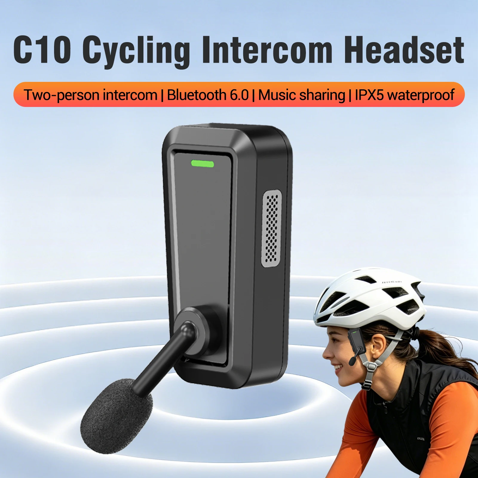 1/2PCS Fone de Ouvido Intercom - Motorcycle Helmet Bluetooth Built In avaliação e preço