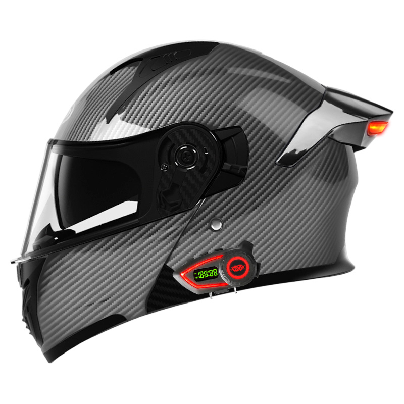 Capacetes de Motocicleta em Ma - Motorcycle Helmet Bluetooth Built In avaliação e preço