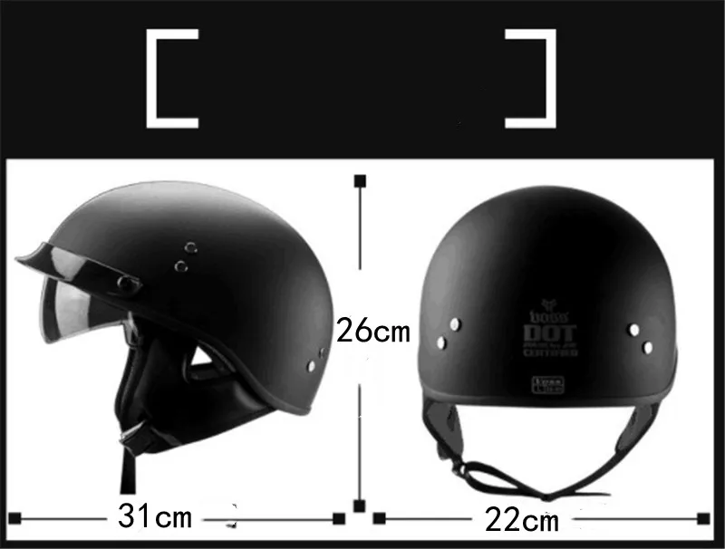 Capacete de motocicleta meio r - Motorcycle Helmet Sun Visor Inner avaliação e preço