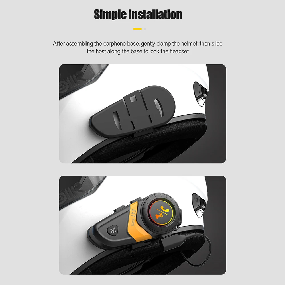 LX3 Wireless Motorcycle Helmet - Motorcycle Helmet Bluetooth Built In avaliação e preço