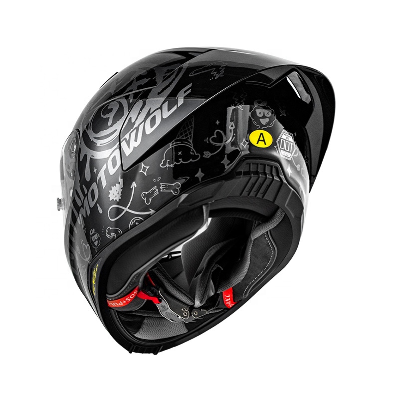 Capacete Modular MOTOWOLF com  - Modular Motorcycle Helmet Dot Approved avaliação e preço